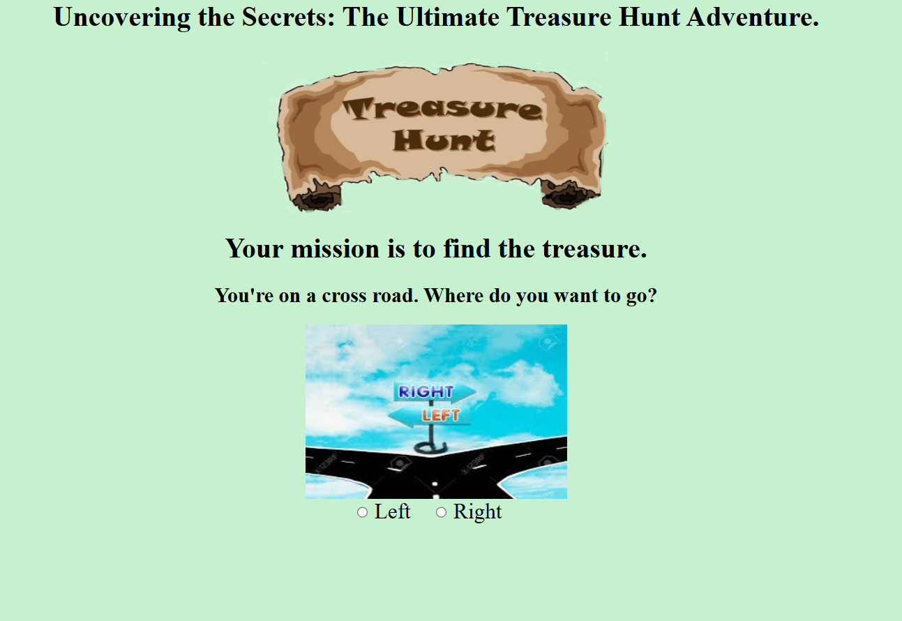 Treasure Hunt Game